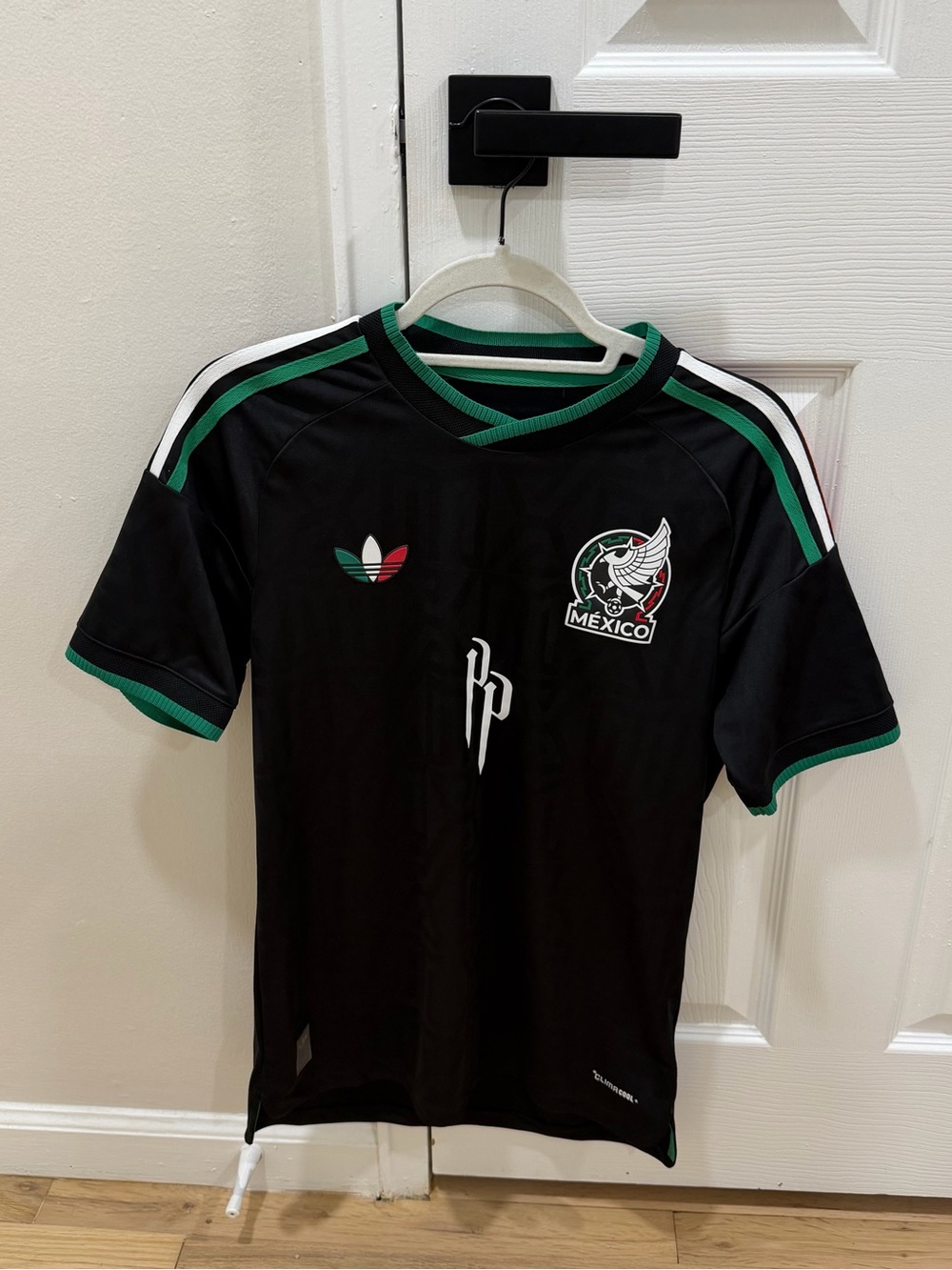 Adidas x Peso Pluma Authentic Black Mexico Jersey Men Size Small